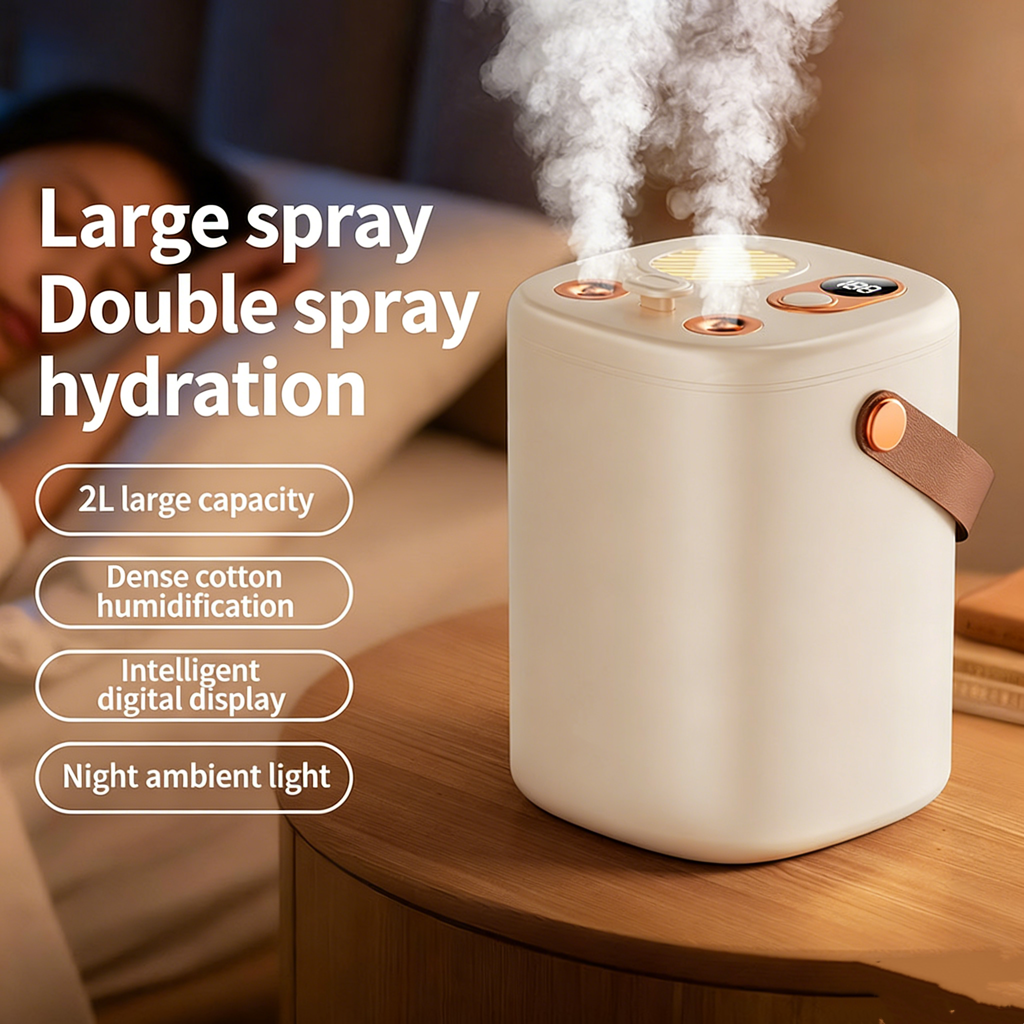 Household large capacity spray humidifier