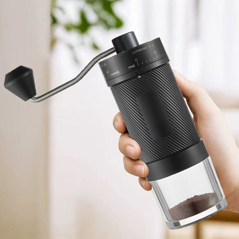 Hand cranked coffee grinder